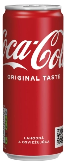Coca-Cola Sýtený nápoj 330 ml vratná plechovka
